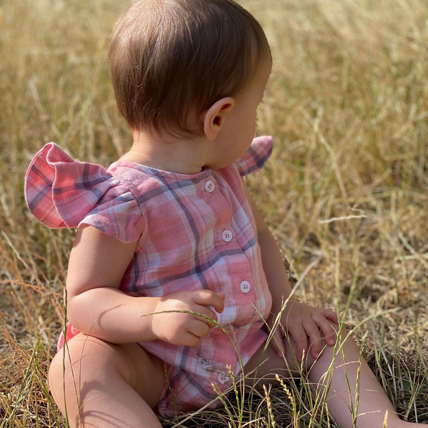Romper Camie bubble coral