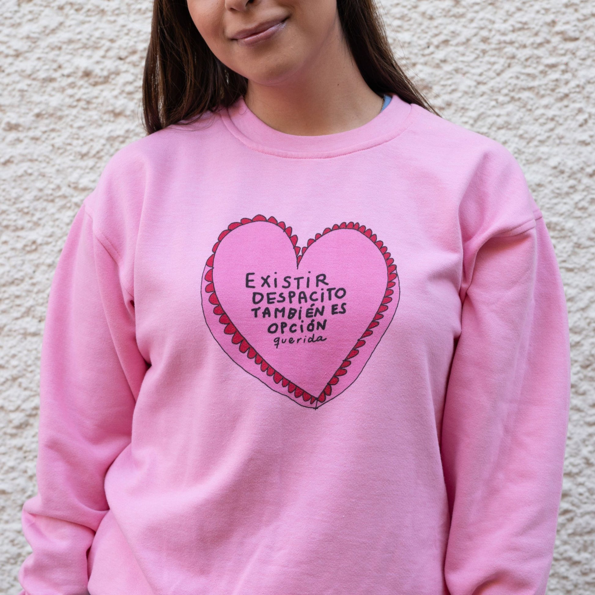 Sudadera Querida x Yes Dear Corazón Pastel Talla CH - 3