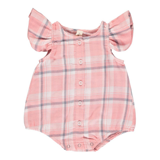 Romper Camie bubble coral