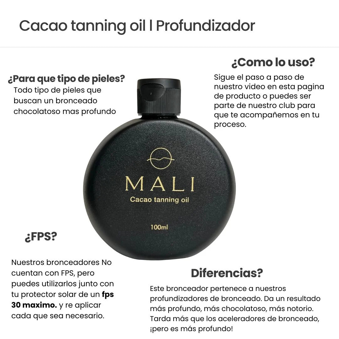 Cacao Tanning Oil 100ml