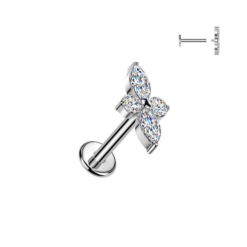 Piercing Exclusivo Titanio Grado Implante 3mm 16GA